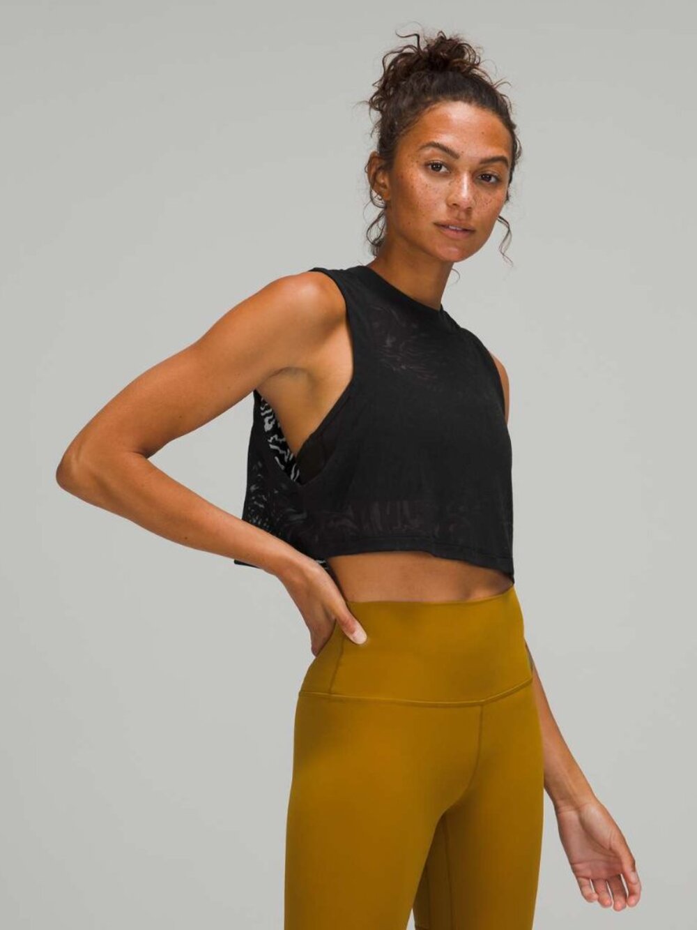 Lululemon All Yours Crop Tank Top *Veil